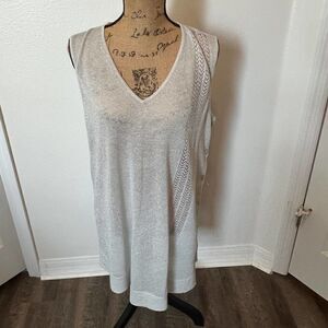 Jana‎ Sleeveless Sheer Top-Size XL